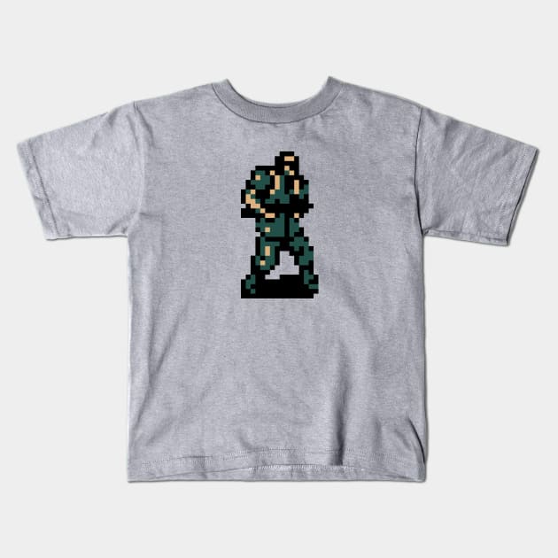Old School Games - Metal Gear Kids T-Shirt by wyckedguitarist
